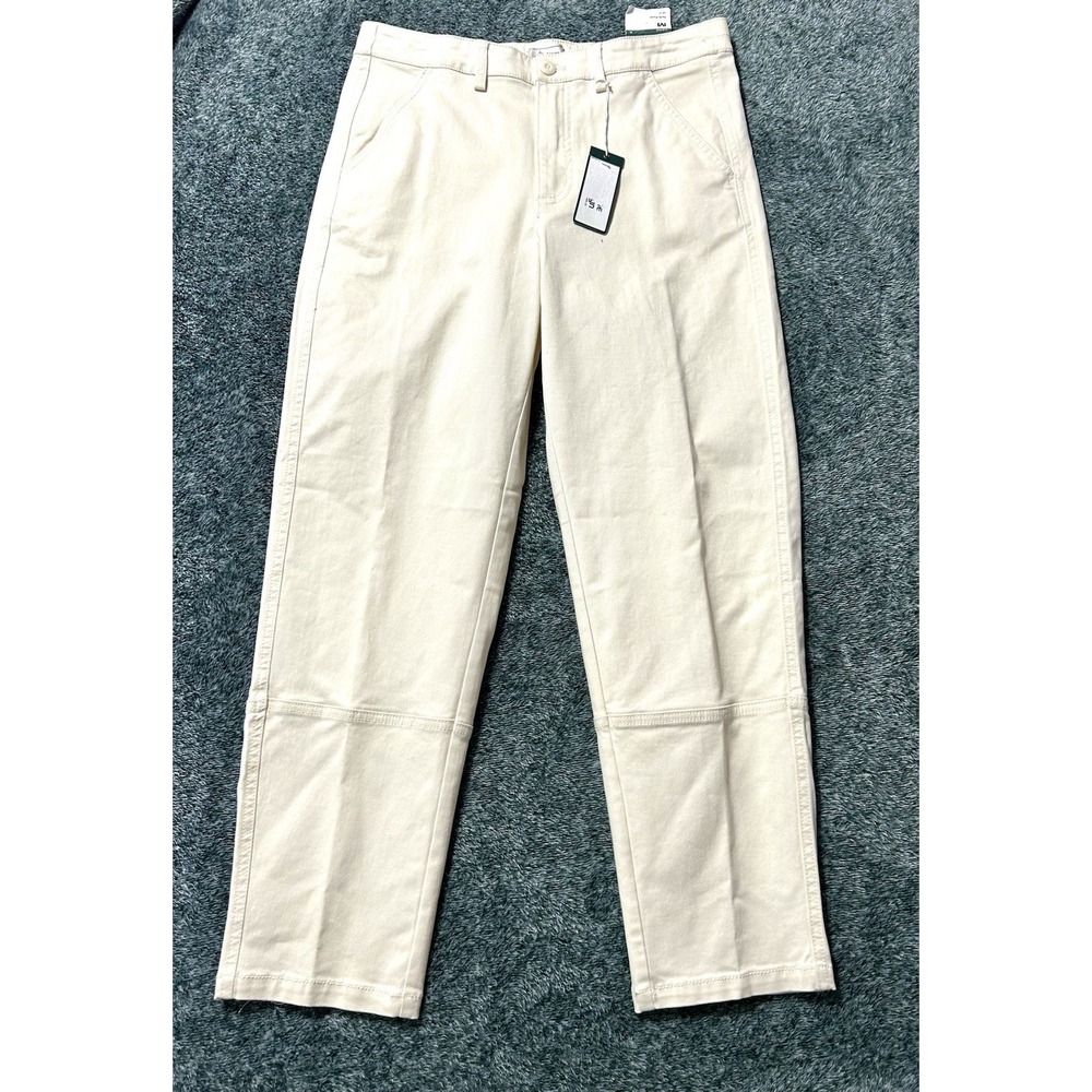 Alpine Designs Women's Medium Off White Twill Pants (D4)